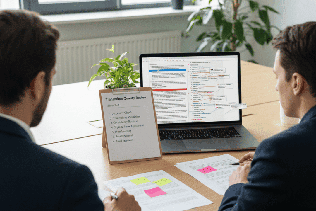 translation quality review workflow